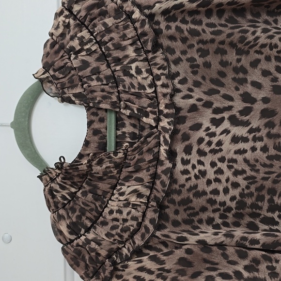 Jonathan Simkhai Felicity Chiffon Blouse - Picture 7 of 15